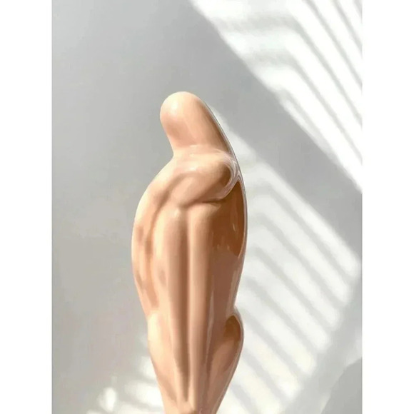 Vintage MCM Royal Haeger Dusty Rose Pink Embracing Ceramic Figures / Lovers #603 - Picture 3 of 7